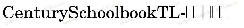 CenturySchoolbookTL字体转换