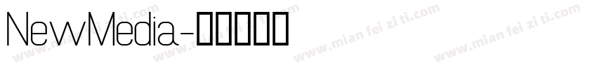 NewMedia字体转换