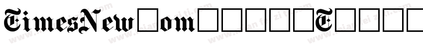 TimesNewRomanPSMTttf字体转换