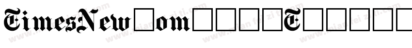 TimesNewRomanPST字体转换