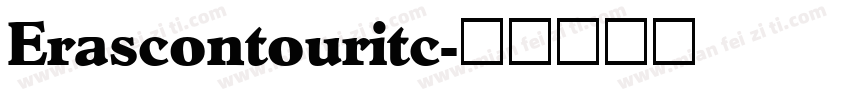 Erascontouritc字体转换