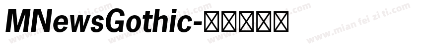 MNewsGothic字体转换