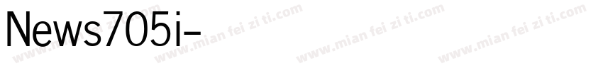 News705i字体转换
