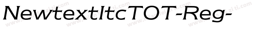 NewtextItcTOT-Reg字体转换