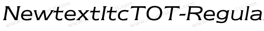 NewtextItcTOT-Regular字体转换