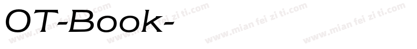 OT-Book字体转换