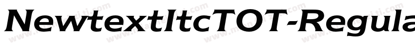 NewtextItcTOT-Regular字体转换