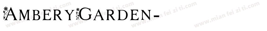 AmberyGarden字体转换