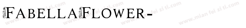 FabellaFlower字体转换