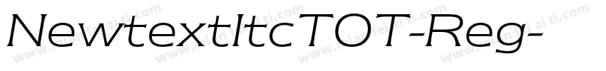 NewtextItcTOT-Reg字体转换