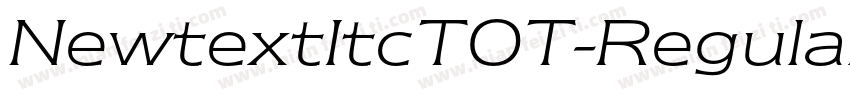 NewtextItcTOT-Regular字体转换