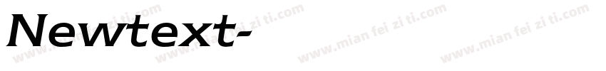 Newtext字体转换