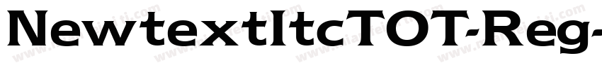 NewtextItcTOT-Reg字体转换