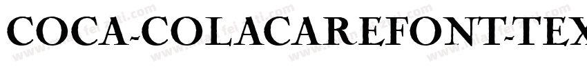 COCA-COLACAREFONT-TEXTMEDIUM--GB1-0字体转换