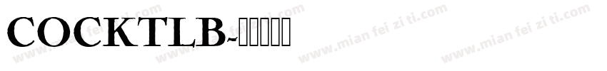 COCKTLB字体转换