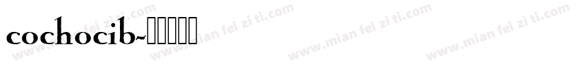 cochocib字体转换