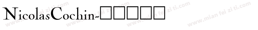 NicolasCochin字体转换