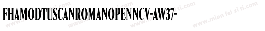 FhaModTuscanRomanOpenNcv-AW37字体转换