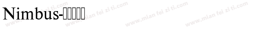 Nimbus字体转换