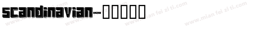 Scandinavian字体转换