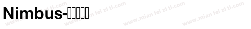 Nimbus字体转换