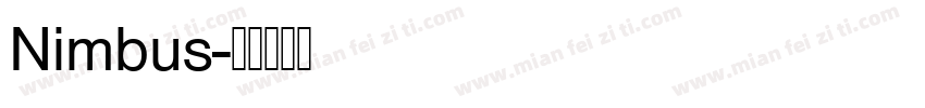 Nimbus字体转换
