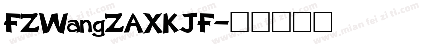 FZWangZAXKJF字体转换