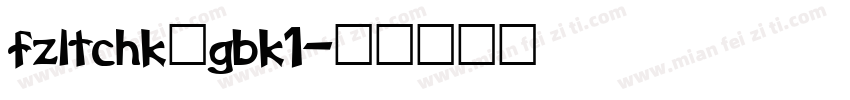 fzltchk—gbk1字体转换