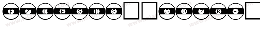 FZDESHS——507R字体转换