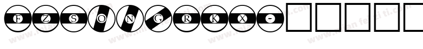 FZSongRKX字体转换