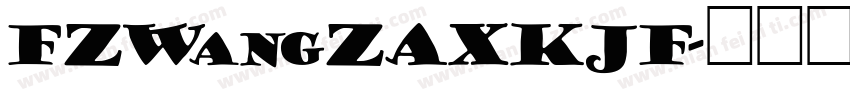 FZWangZAXKJF字体转换