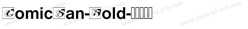 ComicSan-Bold字体转换