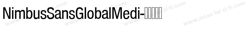 NimbusSansGlobalMedi字体转换
