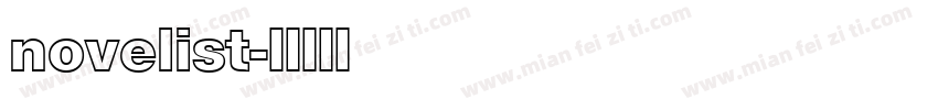 novelist字体转换