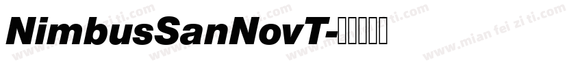 NimbusSanNovT字体转换