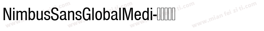NimbusSansGlobalMedi字体转换