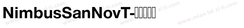 NimbusSanNovT字体转换