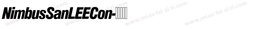 NimbusSanLEECon字体转换