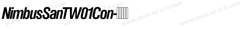 NimbusSanTW01Con字体转换