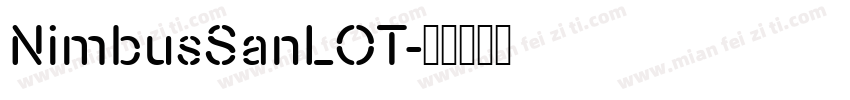 NimbusSanLOT字体转换