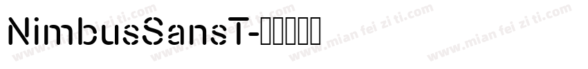 NimbusSansT字体转换