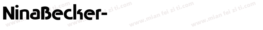 NinaBecker字体转换