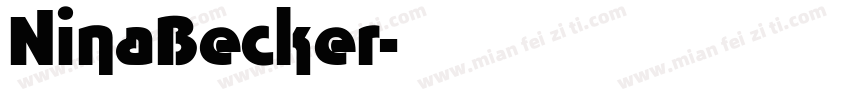 NinaBecker字体转换