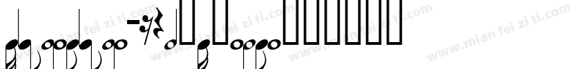 NokiaKokiaRUSBYLYAIKA字体转换