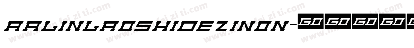 AaLinlaoshideziNon字体转换