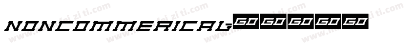 Noncommerical字体转换