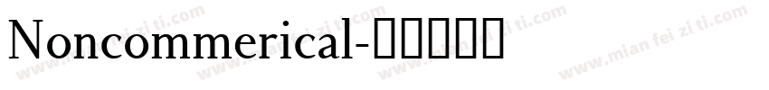 Noncommerical字体转换