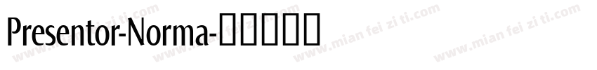 Presentor-Norma字体转换