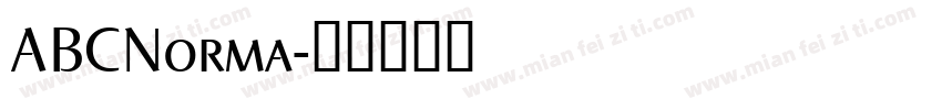 ABCNorma字体转换