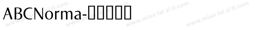 ABCNorma字体转换